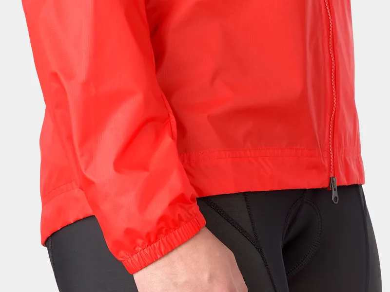 Bontrager Womens Circuit Rain Jacket In Red-3